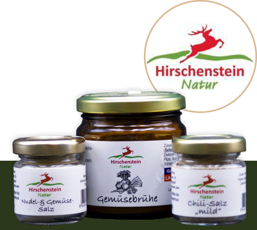 Verschiedene Salze &  Gemüsebrühe von Hirschenstein Natur